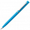 Ручка шариковая Euro Chrome, голубая с логотипом в Екатеринбурге заказать по выгодной цене в кибермаркете AvroraStore