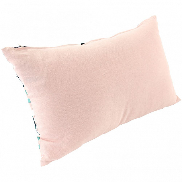 Чехол на подушку Lazy flower, прямоугольный, розовый с логотипом в Екатеринбурге заказать по выгодной цене в кибермаркете AvroraStore