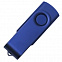 USB flash-карта DOT (8Гб), синий, 5,8х2х1,1см, пластик, металл с логотипом в Екатеринбурге заказать по выгодной цене в кибермаркете AvroraStore