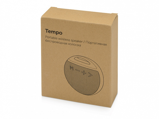 Портативная колонка «Tempo» с логотипом в Екатеринбурге заказать по выгодной цене в кибермаркете AvroraStore