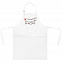 Фартук «Век суши не видать», белый с логотипом в Екатеринбурге заказать по выгодной цене в кибермаркете AvroraStore