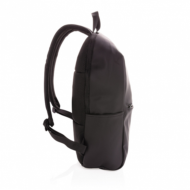 Рюкзак для ноутбука из гладкого полиуретана, 15.6" с логотипом в Екатеринбурге заказать по выгодной цене в кибермаркете AvroraStore