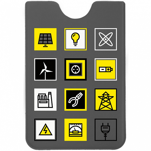Чехол для карточки Industry, энергетика с логотипом в Екатеринбурге заказать по выгодной цене в кибермаркете AvroraStore
