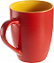 Кружка Bright Tulip, матовая, красная с желтым с логотипом в Екатеринбурге заказать по выгодной цене в кибермаркете AvroraStore