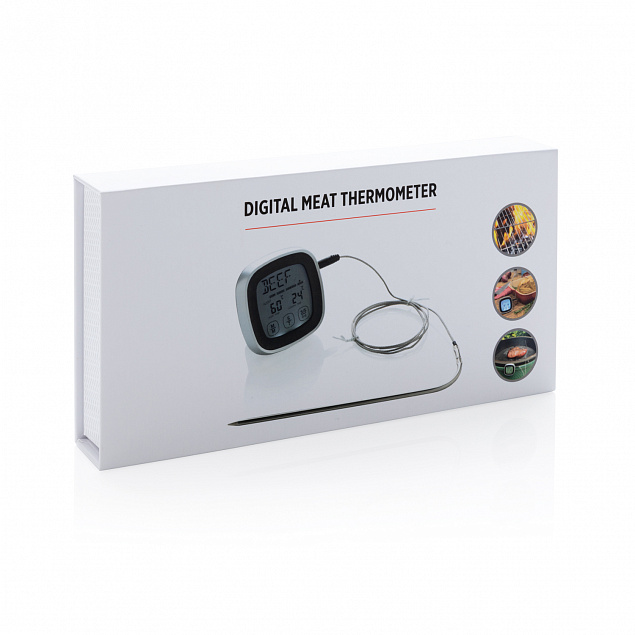 Цифровой термометр для мяса с логотипом в Екатеринбурге заказать по выгодной цене в кибермаркете AvroraStore