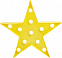 Светильник светодиодный «Звезда» с логотипом в Екатеринбурге заказать по выгодной цене в кибермаркете AvroraStore
