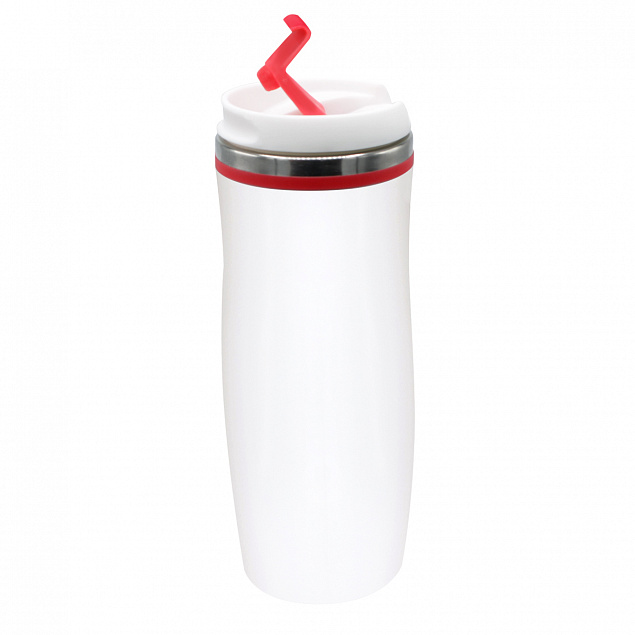 Термокружка Latte - Красный PP с логотипом в Екатеринбурге заказать по выгодной цене в кибермаркете AvroraStore
