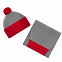 Набор Snappy, светло-серый с красным с логотипом в Екатеринбурге заказать по выгодной цене в кибермаркете AvroraStore