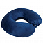 Подушка дорожная  "SOFT"; memory foam, микрофибра синий с логотипом в Екатеринбурге заказать по выгодной цене в кибермаркете AvroraStore