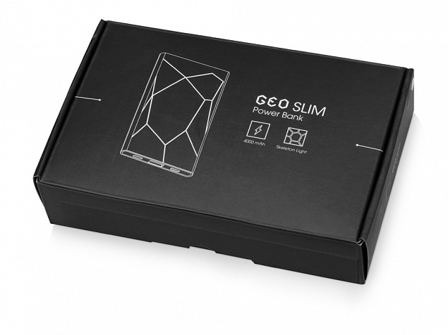 Портативное зарядное устройство XOOPAR GEO SLIM с логотипом в Екатеринбурге заказать по выгодной цене в кибермаркете AvroraStore