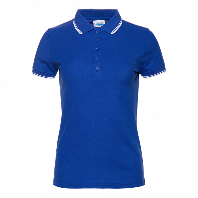Рубашка поло Рубашка 04BK Синий с логотипом в Екатеринбурге заказать по выгодной цене в кибермаркете AvroraStore