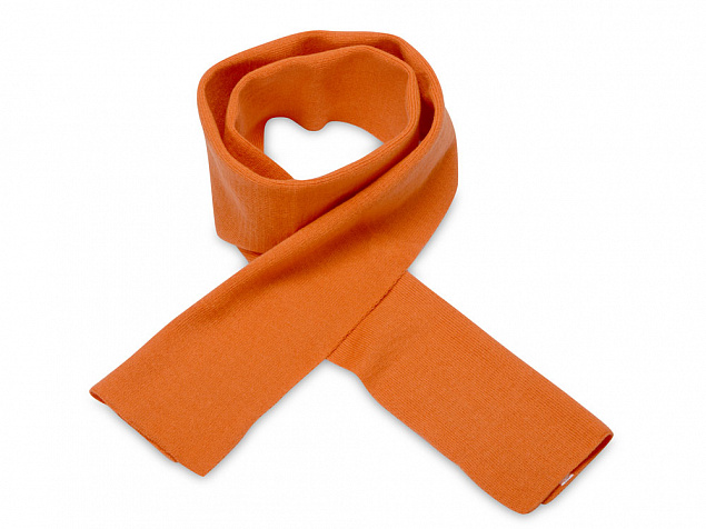 Шарф Dunant, оранжевый с логотипом в Екатеринбурге заказать по выгодной цене в кибермаркете AvroraStore