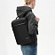 Бизнес рюкзак Brams, черный/серый с логотипом в Екатеринбурге заказать по выгодной цене в кибермаркете AvroraStore