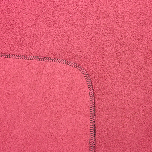 Флисовый плед Warm&Peace XL, розовый (коралловый) с логотипом в Екатеринбурге заказать по выгодной цене в кибермаркете AvroraStore