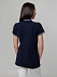 Рубашка поло женская Virma Stripes Lady, темно-синяя с логотипом в Екатеринбурге заказать по выгодной цене в кибермаркете AvroraStore