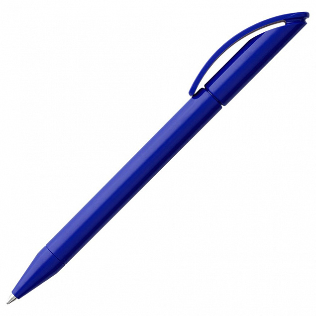 Ручка шариковая Prodir DS3 TPP, синяя с логотипом в Екатеринбурге заказать по выгодной цене в кибермаркете AvroraStore