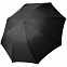 Зонт-трость Fiber Flex, черный с логотипом в Екатеринбурге заказать по выгодной цене в кибермаркете AvroraStore