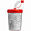 Бутылка-раскраска детская «Передвижник», красная с логотипом в Екатеринбурге заказать по выгодной цене в кибермаркете AvroraStore