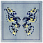 Платок Madeleine, голубой с логотипом в Екатеринбурге заказать по выгодной цене в кибермаркете AvroraStore