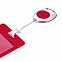 Чехол для пропуска с ретрактором Dorset, красный с логотипом в Екатеринбурге заказать по выгодной цене в кибермаркете AvroraStore