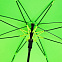 Зонт-трость Undercolor с цветными спицами, зеленое яблоко с логотипом в Екатеринбурге заказать по выгодной цене в кибермаркете AvroraStore