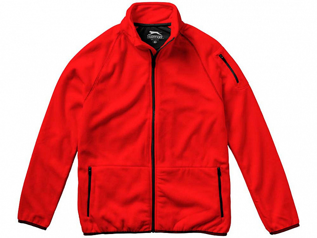 Куртка Drop Shot из микрофлиса мужская, красный с логотипом в Екатеринбурге заказать по выгодной цене в кибермаркете AvroraStore