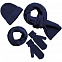 Варежки Nordkyn, синие с логотипом в Екатеринбурге заказать по выгодной цене в кибермаркете AvroraStore