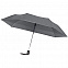 Зонт складной Hit Mini AC, серый с логотипом в Екатеринбурге заказать по выгодной цене в кибермаркете AvroraStore