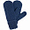Варежки Brugge, синий меланж с логотипом в Екатеринбурге заказать по выгодной цене в кибермаркете AvroraStore