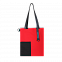 Шоппер Superbag Color (красный с чёрным) с логотипом в Екатеринбурге заказать по выгодной цене в кибермаркете AvroraStore