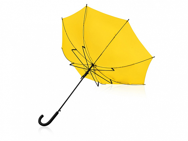 Зонт-трость полуавтомат Wetty с проявляющимся рисунком, желтый с логотипом в Екатеринбурге заказать по выгодной цене в кибермаркете AvroraStore