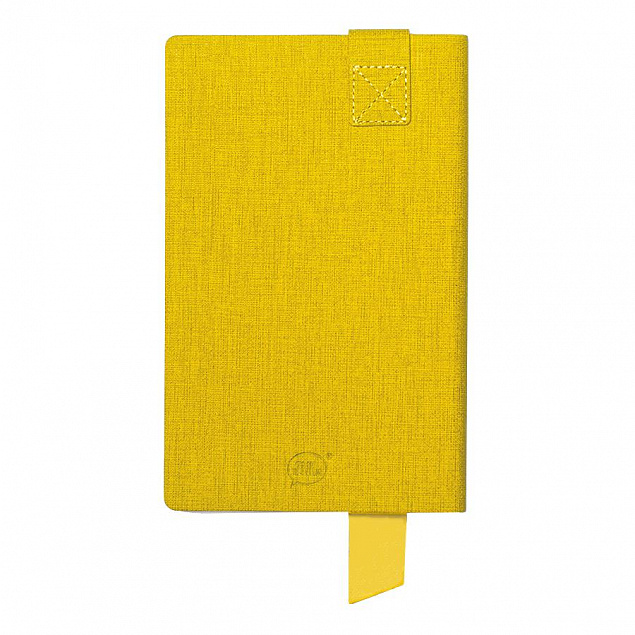 Бизнес-блокнот А5  "Provence", желтый , мягкая обложка, в клетку с логотипом в Екатеринбурге заказать по выгодной цене в кибермаркете AvroraStore