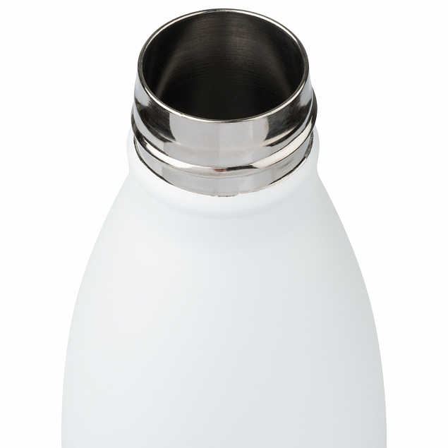 Термобутылка вакуумная герметичная, Fresco, 500 ml, белая с логотипом в Екатеринбурге заказать по выгодной цене в кибермаркете AvroraStore
