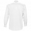 Рубашка мужская с длинным рукавом BOSTON, белая с логотипом в Екатеринбурге заказать по выгодной цене в кибермаркете AvroraStore