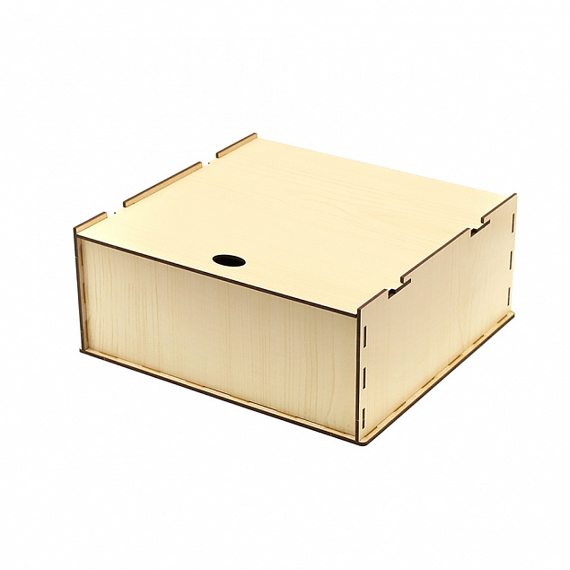 Подарочная коробка ламинированная из HDF 24,5*25,5*10,5 см с логотипом в Екатеринбурге заказать по выгодной цене в кибермаркете AvroraStore