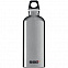 Бутылка для воды Traveller 600, светло-серая с логотипом в Екатеринбурге заказать по выгодной цене в кибермаркете AvroraStore