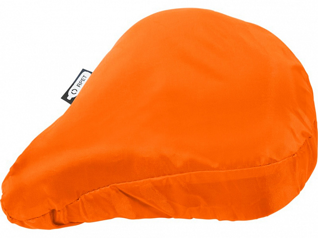Водонепроницаемый чехол для велосипедного седла из переработанного ПЭТ Jesse, оранжевый с логотипом в Екатеринбурге заказать по выгодной цене в кибермаркете AvroraStore