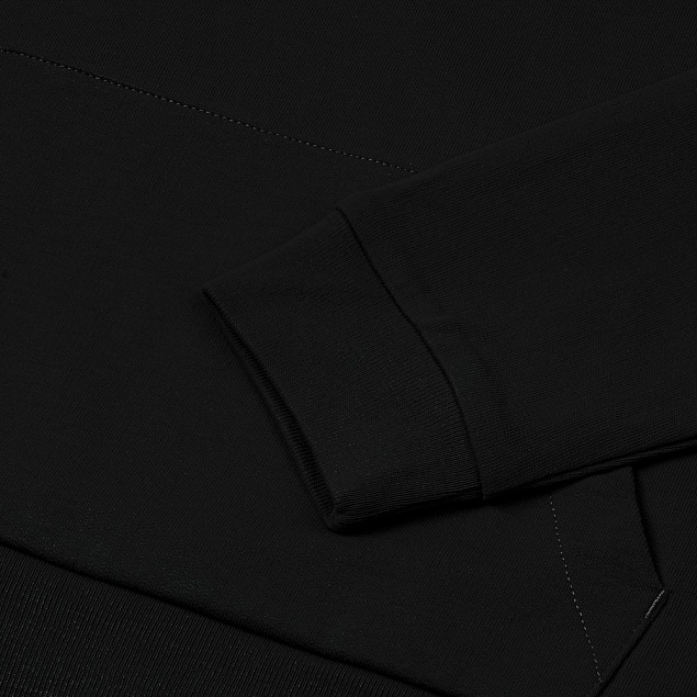 Толстовка на молнии с капюшоном Unit Siverga, черная с логотипом в Екатеринбурге заказать по выгодной цене в кибермаркете AvroraStore