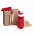 Набор подарочный INMODE: бутылка для воды, скакалка, стружка, коробка, красный с логотипом в Екатеринбурге заказать по выгодной цене в кибермаркете AvroraStore