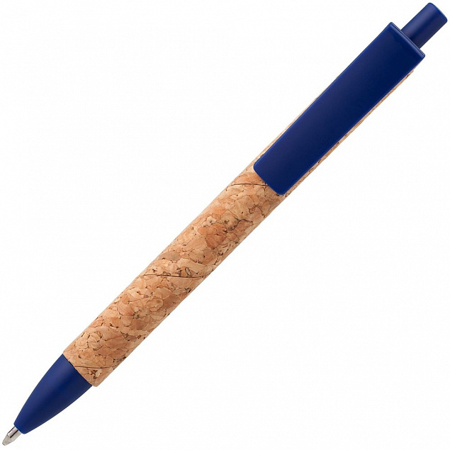 Ручка шариковая Grapho, синяя с логотипом в Екатеринбурге заказать по выгодной цене в кибермаркете AvroraStore