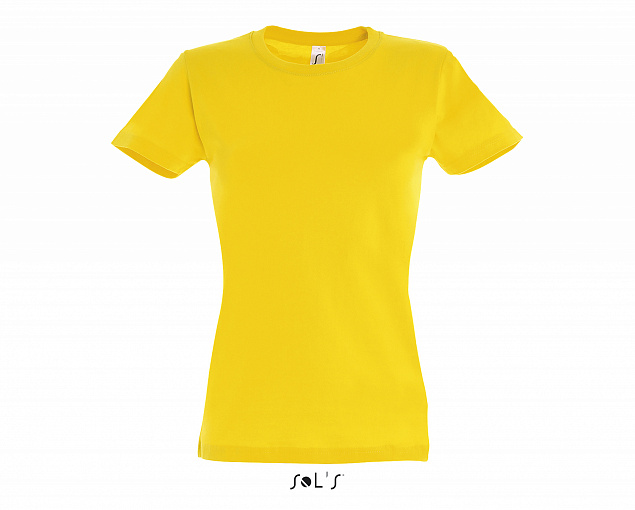 Фуфайка (футболка) IMPERIAL женская,Жёлтый 3XL с логотипом в Екатеринбурге заказать по выгодной цене в кибермаркете AvroraStore