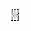 Элемент брелка-конструктора «Буква Ж» с логотипом в Екатеринбурге заказать по выгодной цене в кибермаркете AvroraStore