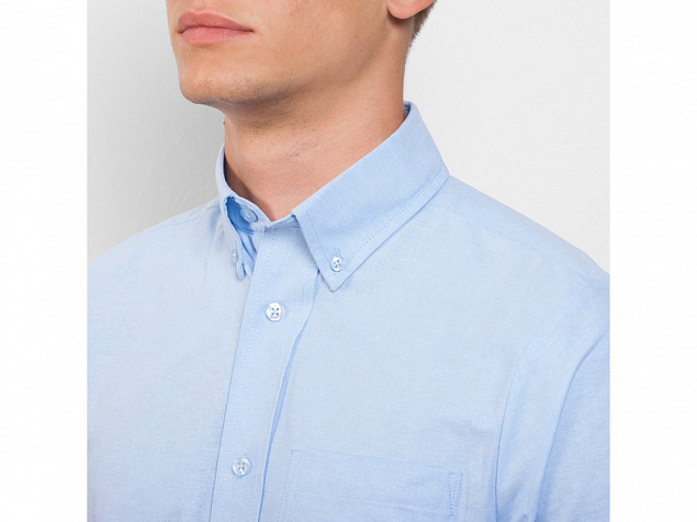 Рубашка с длинным рукавом «Oxford», мужская с логотипом в Екатеринбурге заказать по выгодной цене в кибермаркете AvroraStore