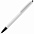 Ручка шариковая Tick, белая с логотипом в Екатеринбурге заказать по выгодной цене в кибермаркете AvroraStore