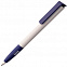 Ручка шариковая Senator Super Soft, белая с синим с логотипом в Екатеринбурге заказать по выгодной цене в кибермаркете AvroraStore