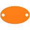 Шильдик металлический Alfa Oval, оранжевый неон с логотипом в Екатеринбурге заказать по выгодной цене в кибермаркете AvroraStore