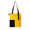 Шоппер Superbag Color (жёлтый с чёрным) с логотипом в Екатеринбурге заказать по выгодной цене в кибермаркете AvroraStore