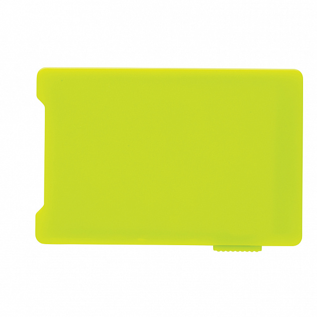 Держатель RFID для пяти карт, зеленый с логотипом в Екатеринбурге заказать по выгодной цене в кибермаркете AvroraStore