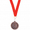 Медаль наградная на ленте  "Бронза" с логотипом в Екатеринбурге заказать по выгодной цене в кибермаркете AvroraStore