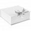 Коробка на лентах Tie Up, малая, белая с логотипом в Екатеринбурге заказать по выгодной цене в кибермаркете AvroraStore